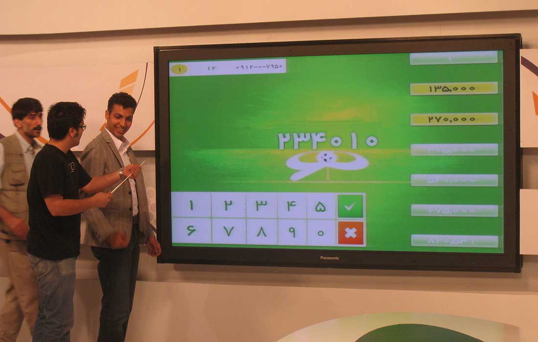 90 TV Football Show 103 inch touch screen 2