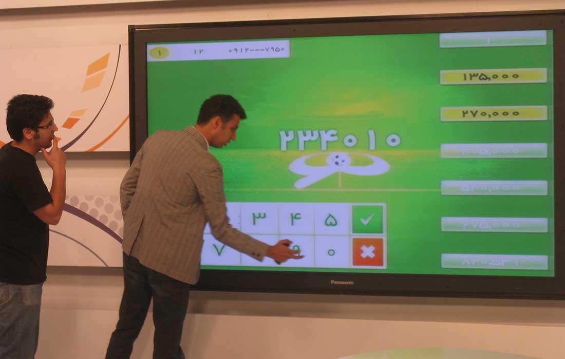 90 TV Football Show 103 inch touch screen 3