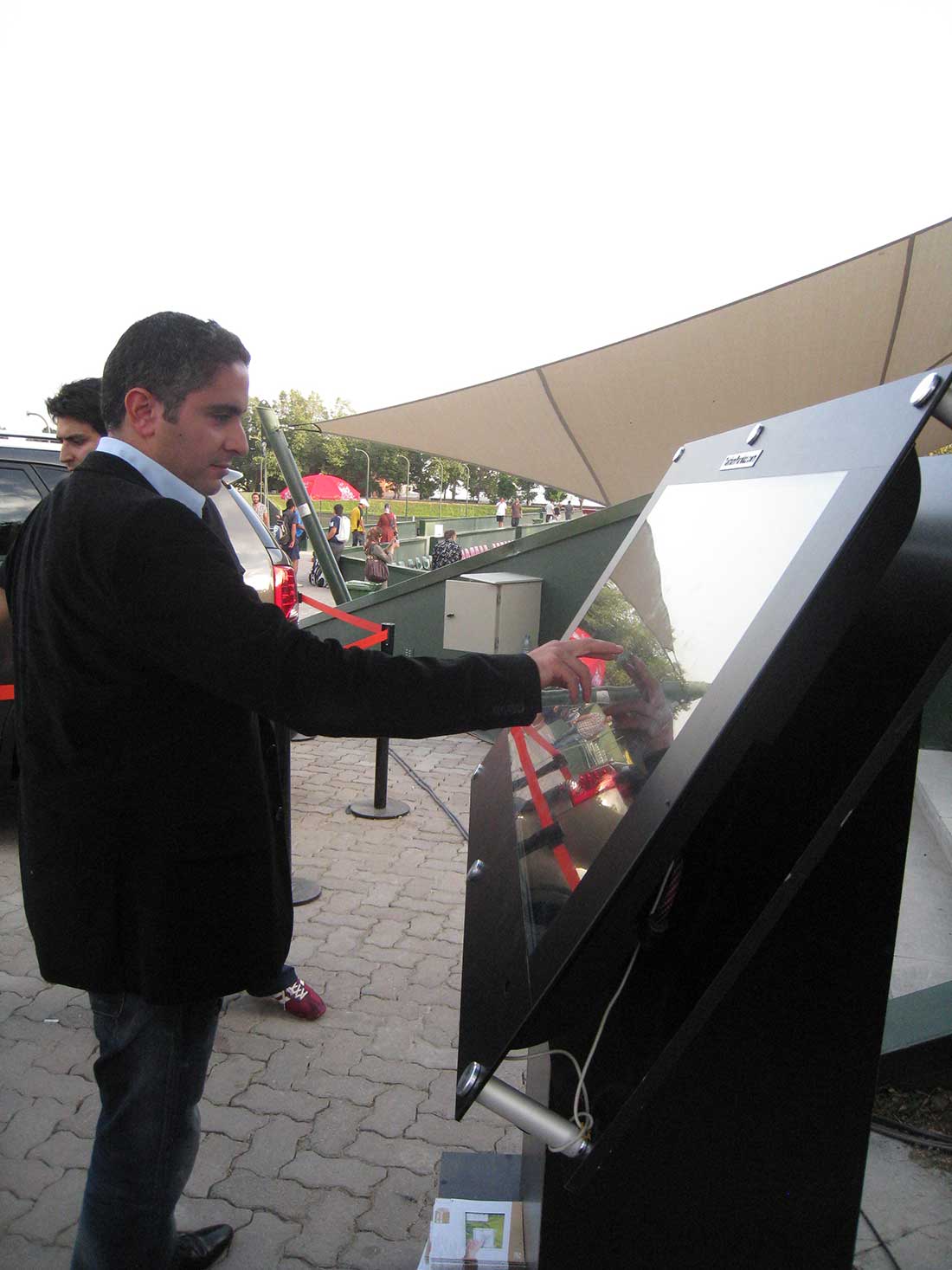 Kia Motors Tennis Cup Touch Kiosk 1