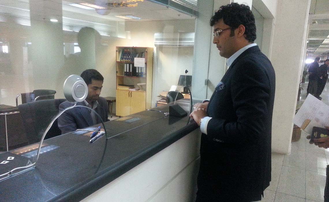 سیستم صوتی گیشه کاواک در گیشه های صدور ویزا در فرودگاه بین المللی امام خمینی